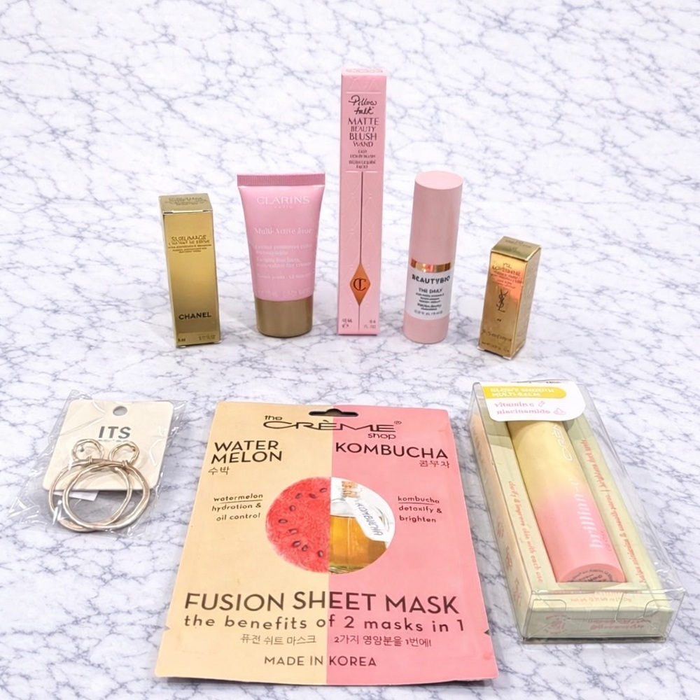 Luxury Beauty Bundle Chanel YSL Charlotte Tilbury Clarins